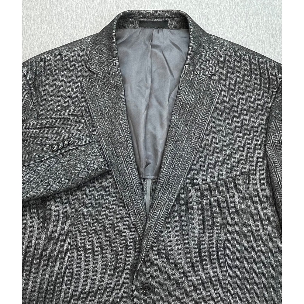 Michael Kors Blazer Mens 48R Herringbone Stretch 2-Button Single Breast